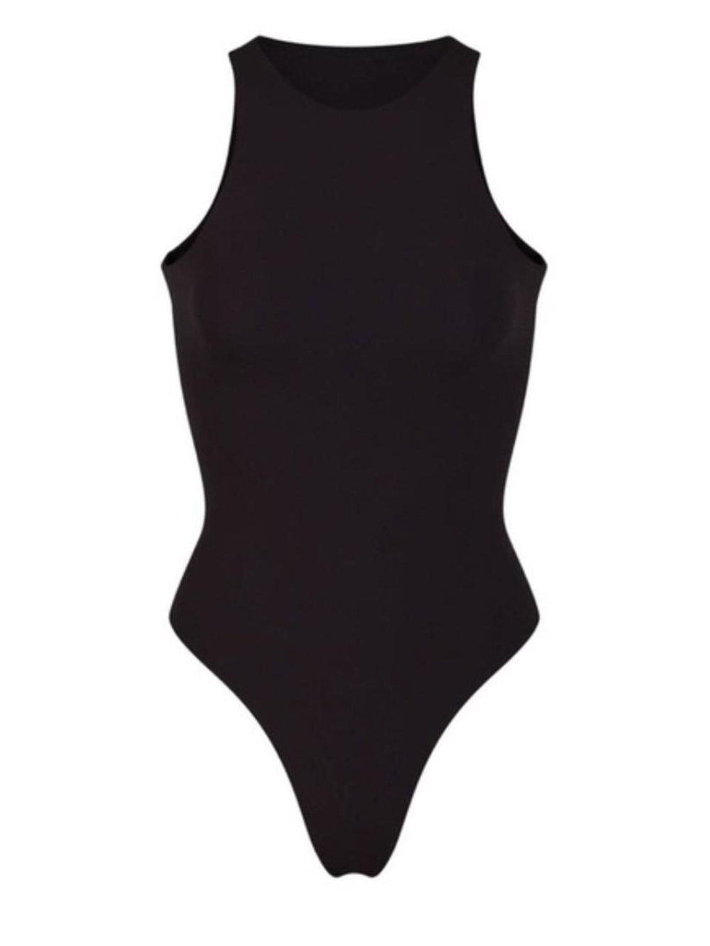 NWT Skims Fits Everybody High Neck Bodysuit Onyx - Picture 2 of 9